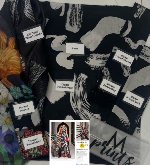 M Print Lawn By Maria B. - Image 5
